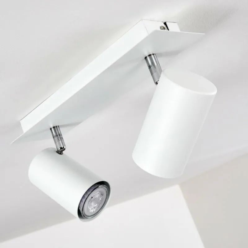 hofstein Plafonnier Zuoz Blanc, 2 lumières