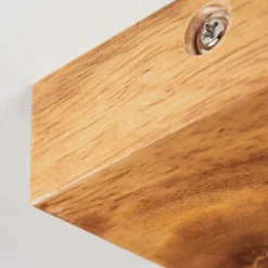 hofstein Plafonnier Zuoz Bois clair, 1 lumière