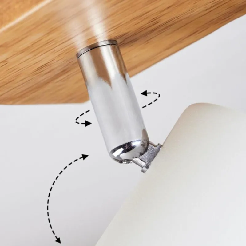 hofstein Plafonnier Zuoz Bois clair, 1 lumière