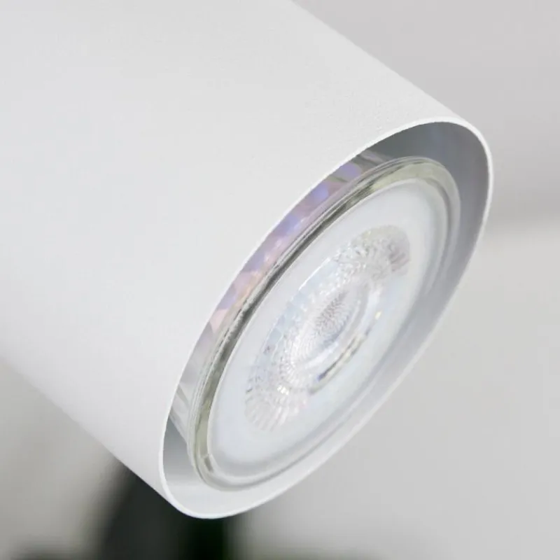 hofstein Plafonnier Zuoz Bois clair, 3 lumières