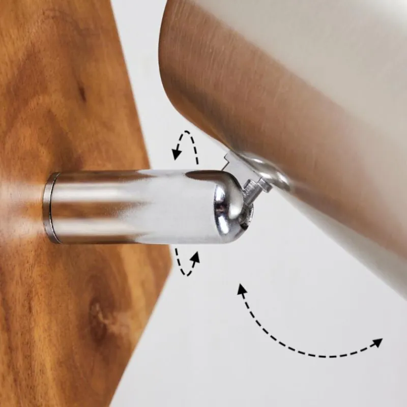 hofstein Plafonnier Zuoz Bois clair, 1 lumière