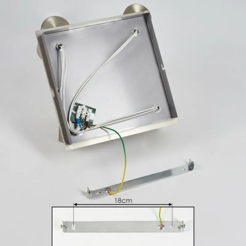 hofstein Plafonnier Zuoz Chrome, Nickel mat, 4 lumières