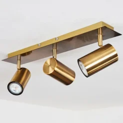 hofstein Plafonnier Zuoz Vieux laiton, 3 lumières