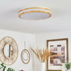 hofstein Plafonnier Zurzach LED Écru, Blanc, 1 lumière