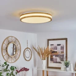 hofstein Plafonnier Zurzach LED Écru, Blanc, 1 lumière