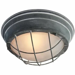 Luminaires Brilliant Plafonnier/Applique murale Brilliant TYPHOON Gris, 1 lumière