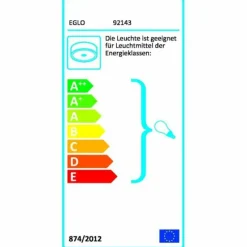 Luminaires Eglo Plafonnier/Applique murale Eglo COLTI Brun, Brun foncé, Rouille, Blanc, 2 lumières