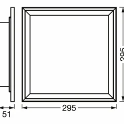 Luminaires Ledvance Plus Applique murale / Plafonnier LED Blanc, 1 lumière, Changeur de couleurs