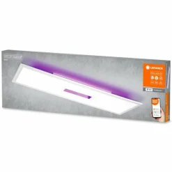 Luminaires Ledvance Plus Applique murale / Plafonnier LED Blanc, 1 lumière, Changeur de couleurs