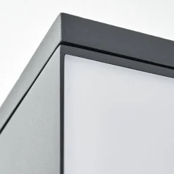 hofstein Pocilgas Lampe murale d´extérieur, Spot mural LED Anthracite, 1 lumière, Détecteur de mouvement