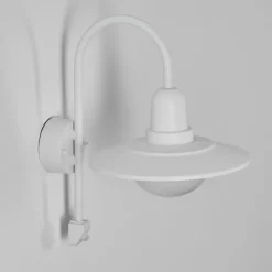 hofstein Pohei Lampe murale d´extérieur Blanc, 1 lumière, Détecteur de mouvement