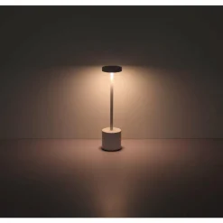 Luminaires Globo Lighting Polina Lampe à poser LED Nickel mat, 1 lumière* Lampes À Poser