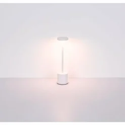 Luminaires Globo Lighting Polina Lampe à poser LED Nickel mat, 1 lumière* Lampes À Poser