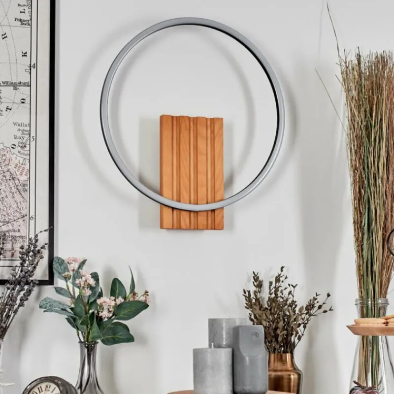 hofstein Pompu Applique murale LED Écru, Noir, 1 lumière