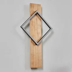 Luminaires Scandinaves-hofstein Pompu Applique murale LED Écru, Noir, 1 lumière