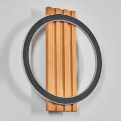 Luminaires Scandinaves-hofstein Pompu Applique murale LED Écru, Noir, 1 lumière