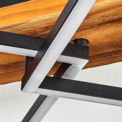 hofstein Pompu Plafonnier LED Brun foncé, Noir, 1 lumière