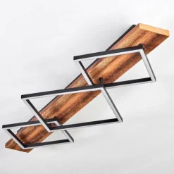 hofstein Pompu Plafonnier LED Brun foncé, Noir, 1 lumière