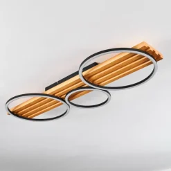 hofstein Pompu Plafonnier LED Écru, Noir, 1 lumière