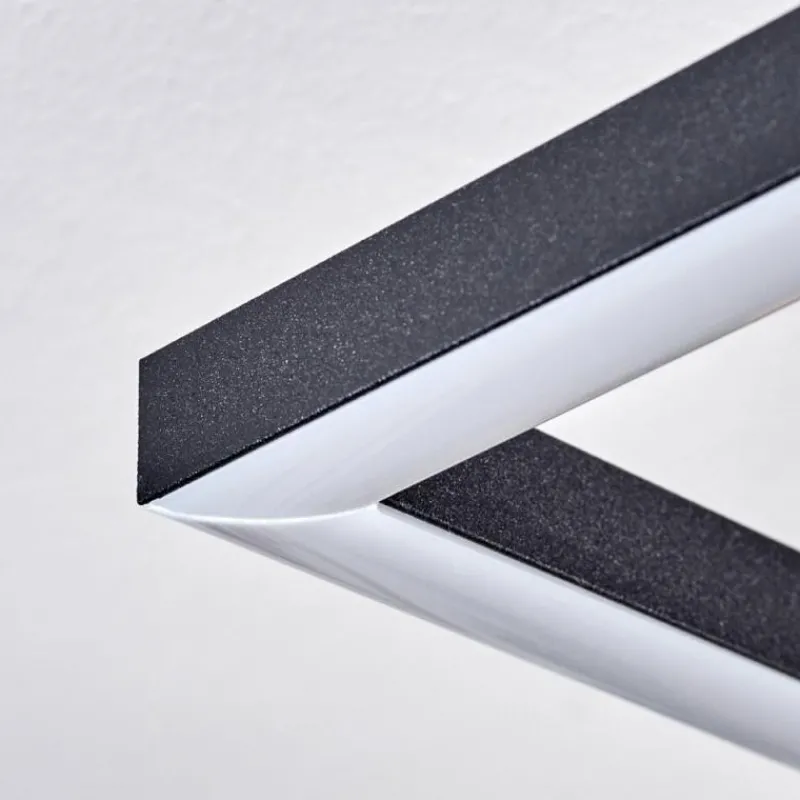 hofstein Pompu Plafonnier LED Écru, Noir, 1 lumière