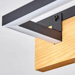 hofstein Pompu Plafonnier LED Écru, Noir, 1 lumière