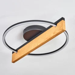 hofstein Pompu Plafonnier LED Écru, Noir, 1 lumière