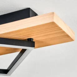 hofstein Pompu Plafonnier LED Écru, Noir, 1 lumière