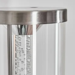 hofstein Popoyan Lampe murale d´extérieur, Applique murale LED Nickel mat, 2 lumières