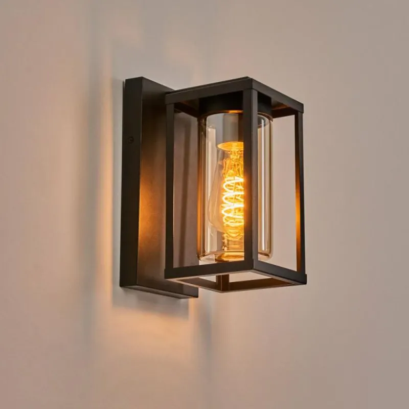 hofstein Portalis Lampe murale d´extérieur Noir, 1 lumière