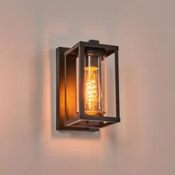 hofstein Portalis Lampe murale d´extérieur Noir, 1 lumière