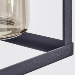 hofstein Portalis Lampe murale d´extérieur Noir, 1 lumière, Détecteur de mouvement