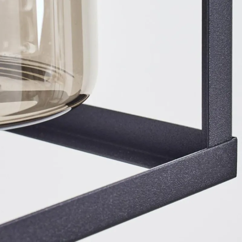 hofstein Portalis Lampe murale d´extérieur Noir, 1 lumière, Détecteur de mouvement