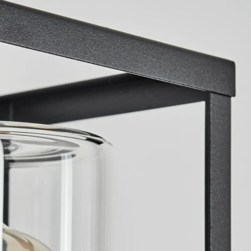 hofstein Portalis Lampe murale d´extérieur Noir, 1 lumière, Détecteur de mouvement