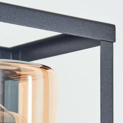 hofstein Portalis Lampe murale d´extérieur Noir, 1 lumière, Détecteur de mouvement