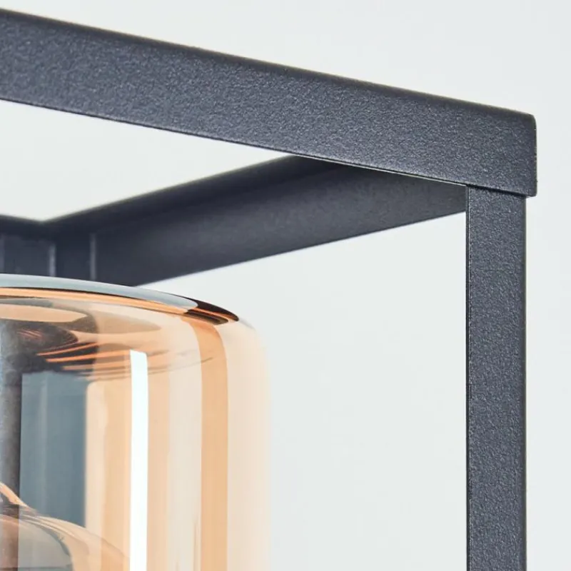 hofstein Portalis Lampe murale d´extérieur Noir, 1 lumière, Détecteur de mouvement