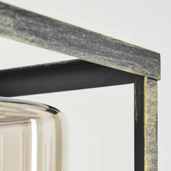 Lampes Dorées-hofstein Portalis Lampe murale d´extérieur Or, Noir, 1 lumière