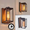 hofstein Portalis Luminaire extérieur, Lampe murale d´extérieur Brun, Couleur bois, Noir, 1 lumière