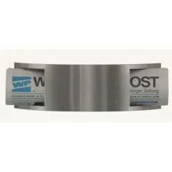 Luminaires Albert Leuchten Porte-journaux Albert 744 Acier inoxydable