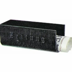 Luminaires Albert Leuchten Porte-journaux Albert Noir, Argenté