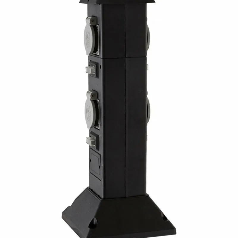 Luminaires Globo Lighting Prises électriques d'extérieur, Accessoire Noir