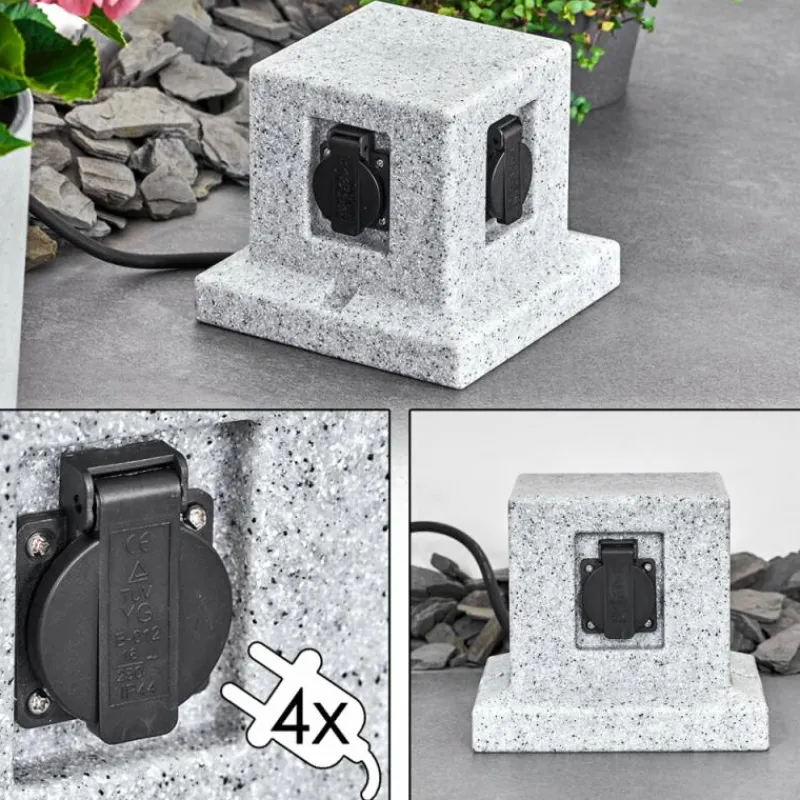 hofstein Prises électriques d'extérieur Malabo Pierre