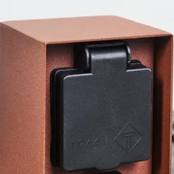 hofstein Prises électriques d'extérieur Abilene Rouille, Noir