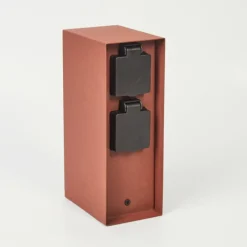 hofstein Prises électriques d'extérieur Abilene Rouille, Noir