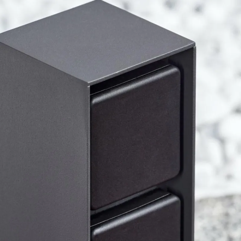 hofstein Prises électriques d'extérieur Reigolil Anthracite, Noir