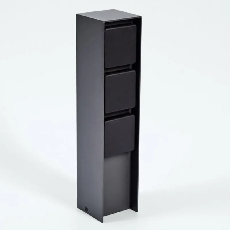 hofstein Prises électriques d'extérieur Reigolil Anthracite, Noir