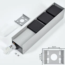 hofstein Prises électriques d'extérieur Reigolil Gris, Noir