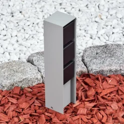 hofstein Prises électriques d'extérieur Reigolil Gris, Noir