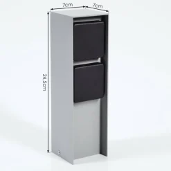 hofstein Prises électriques d'extérieur Reigolil Gris, Noir