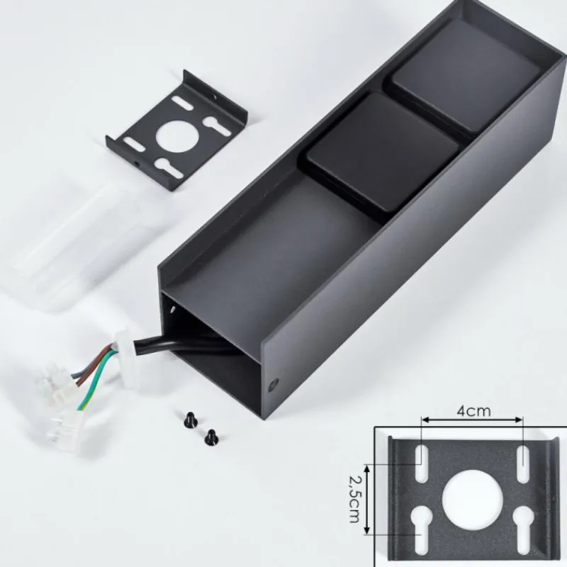 hofstein Prises électriques d'extérieur Reigolil Anthracite, Noir