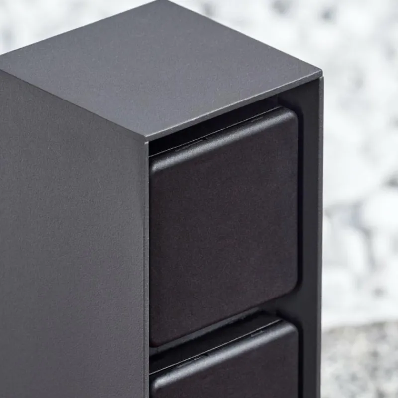 hofstein Prises électriques d'extérieur Reigolil Anthracite, Noir